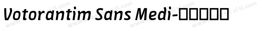 Votorantim Sans Medi字体转换